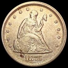 1875-S Twenty Cent Piece CLOSELY UNCIRCULATED