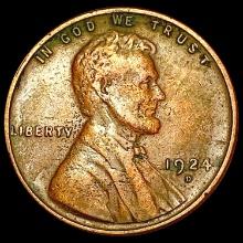 1924-D Wheat Cent NEARLY UNCIRCULATED