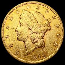 1898-S $20 Gold Double Eagle CLOSELY UNCIRCULATED