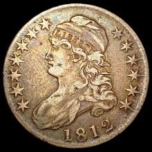 1812 Capped Bust Half Dollar LIGHTLY CIRCULATED