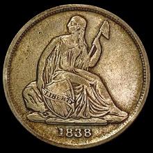 1838-O Seated Liberty Dime LIGHTLY CIRCULATED