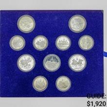 1977-1980 Moscow Olympics Silver Coin Set [11 Coins]