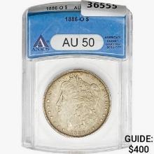 1886-O Morgan Silver Dollar ANACS AU50