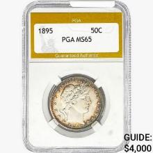 1895 Barber Half Dollar PGA MS65