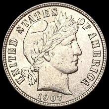 1907-S Barber Dime UNCIRCULATED