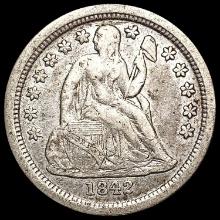 1842-O Seated Liberty Dime NEARLY UNCIRCULATED