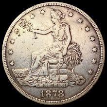 1878-S Silver Trade Dollar CLOSELY UNCIRCULATED