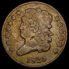 1825 Classic Head Half Cent NICELY CIRCULATED