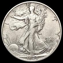 1920-S Walking Liberty Half Dollar CLOSELY UNCIRCULATED