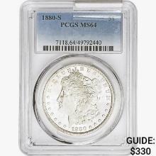 1880-S Morgan Silver Dollar PCGS MS64