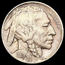 1919-D Buffalo Nickel LIGHTLY CIRCULATED