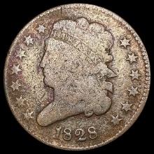 1828 Classic Head Half Cent NICELY CIRCULATED