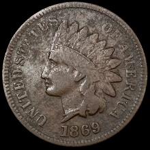 1869 Indian Head Cent LIGHTLY CIRCULATED