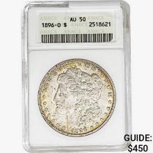 1986-O Morgan Silver Dollar ANACS AU50