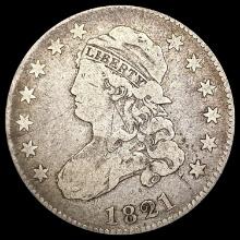 1821 Capped Bust Quarter NICELY CIRCULATED