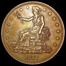 1877 Silver Trade Dollar CLOSELY UNCIRCULATED