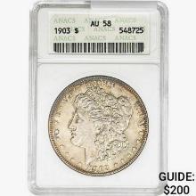 1903 Morgan Silver Dollar ANACS AU58