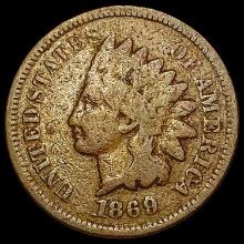 1869 Indian Head Cent LIGHTLY CIRCULATED