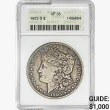 1903-S Morgan Silver Dollar ANACS VF35