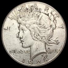 1928 Silver Peace Dollar CLOSELY UNCIRCULATED