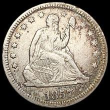 1857-O Seated Liberty Quarter LIGHTLY CIRCULATED