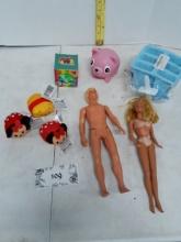 Misc. Toy Lot, Pop Ball, Squishy Animals, etc.