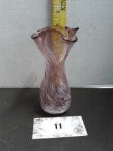 Amethyst Purple Art Glass Vase