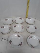 Sanko China  Rose Pattern Bowls