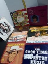 Vintage Albums, Hank Williams, Chet Atkins, etc.