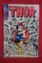 THOR #154 | KEY 1ST APP OF MANGOG! | ICONIC KIRBY COVER | *INK STRIPES "T" & "O" ON COVER*