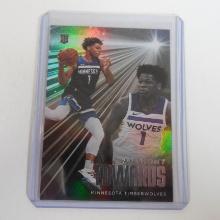 2020-21 PANINI ESSENTIALS ANTHONY EDWARDS HOLOFOIL ROOKIE CARD TIMBERWOLVES