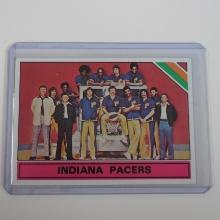 1975-76 TOPPS BASKETBALL #322 INDIANA PACERS TEAM CHECKLIST