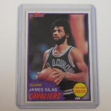 1981-82 TOPPS #105 JAMES SILAS SAN ANTONIO SPURS