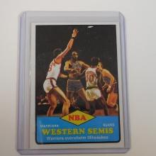 1973-74 TOPPS #65 WESTERN SEMIS WARRIORS BUCKS KAREEM ABDUL JABBAR