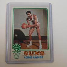 1973-74 TOPPS #43 CONNIE HAWKINS PHOENIX SUNS