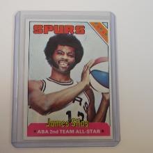 1975-76 TOPPS #253 JAMES SILAS ABA 2ND TEAM ALL STAR