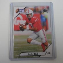 2021 LEAF PRO SET FOOTBALL C.J. STROUD COLLEGE ROOKIE CARD OHIO STATE BUCKEYES