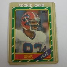 1986 TOPPS FOOTBALL #386 ANDRE REED ROOKIE CARD BUFFALO BILLS HOF