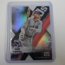 2020 TOPPS CHROME BABE RUTH DECADES BEST DIE CUT REFRACTOR YANKEES