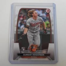 2023 BOWMAN BASEBALL GUNNAR HENDERSON ROOKIE CARD ORIOLES