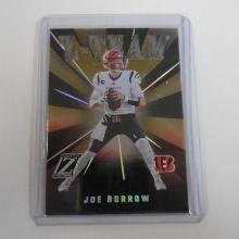 2022 PANINI ZENITH JOE BURROW Z-TEAM INSERT CINCINNATI BENGALS