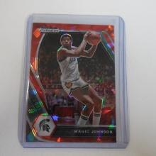 2021 PANINI PRIZM DRAFT PICKS MAGIC JOHNSON RED ICE PRIZM SP