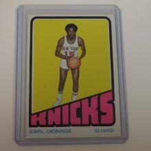 1972-73 TOPPS BASKETBALL #73 EARL MONROE NEW YORK KNICKS