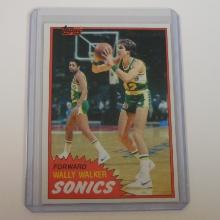 1981-82 TOPPS #100 WALLY WALKER SEATTLE SUPERSONICS