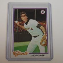 1978 TOPPS #384 JACK CLARK SAN FRANCISCO GIANTS