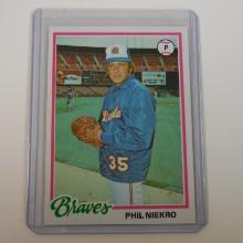 1978 TOPPS #10 PHIL NIEKRO ATLANTA BRAVES