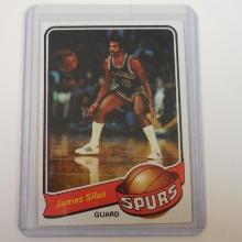 1979-80 TOPPS #74 JAMES SILAS SAN ANTONIO SPURS