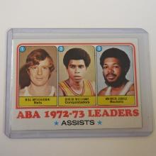 1973-74 TOPPS #239 ABA 1972-73 ASSIST LEADERS