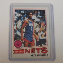 1977-78 TOPPS #127 NATE ARCHIBALD NEW JERSEY NETS