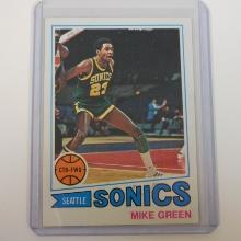 1977-78 TOPPS #99 MIKE GREEN SEATTLE SUPERSONICS